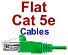 Flat Cat 5e Cables
