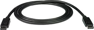 DisplayPort Cable, Male to Male, 3 feet