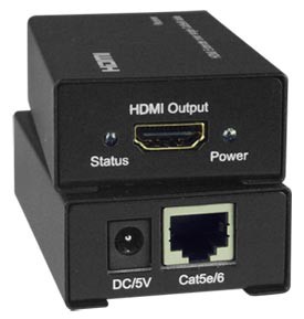 Low-Cost HDMI Extender via One CAT5e/6: Extend up to 150 feet. US NEMA 1-15P with country-specific universal power plug adapter