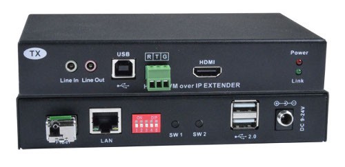 XTENDEX® ST-C6FOUSB4K-LC (Local & Remote Units)