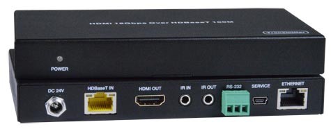 4k Hdmi Hdbase T Extender Ir Rs232 Ethernet Cat5 18gbps