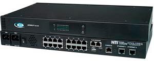 16-port SSH secure console switch, IPV6 compliant, rackmount kit