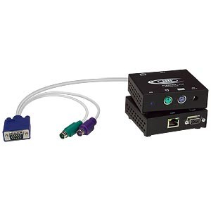 PS/2 KVM extender via CAT5, local access, up to 300 feet (91 meters)