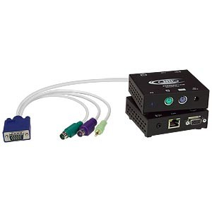 PS/2 KVM + Audio extender via CAT5, local access, up to 300 feet (91 meters)