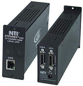 VGA USB KVM + audio receiver, remote unit