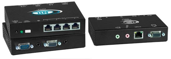 VOPEX-C5VA-4C1000 Local Unit (Front & Back) and ST-C5V-R-1000SP Remote Unit