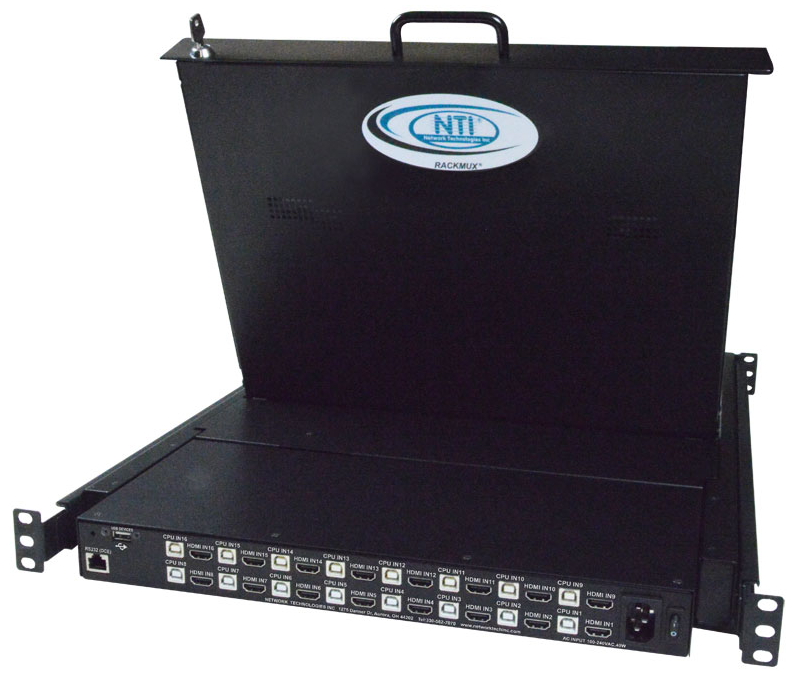 1ru Rackmount Ultra Hd 4kx2kkvm Drawer Hdmi Usb Kvm Switch