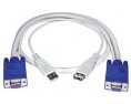 USBVEXT-xx Extend USB & VGA Monitor to 10 feet, Male to Female